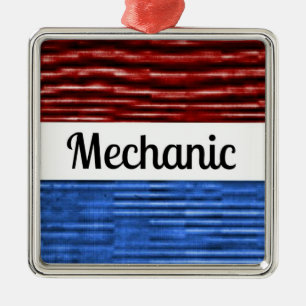 Mechanic Patriotic Weihnachtsschmuck