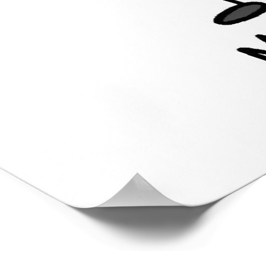 Mechanic With Wrench Stick Figure Poster (Ecke)