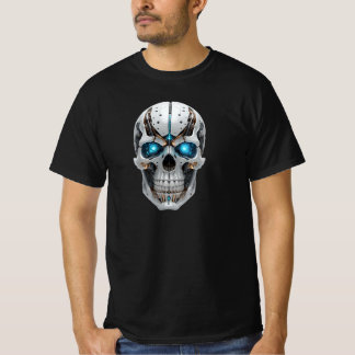 Mechanical AI Skull T-Shirt