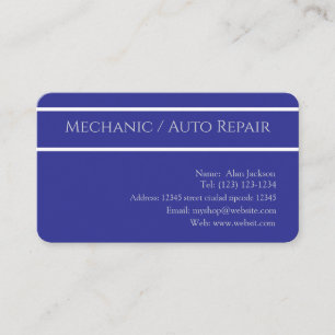 \Mechanical / Auto Repair Business card bearbeitba Visitenkarte