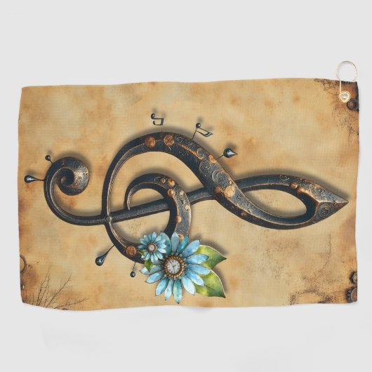 Mechanical  clef  golfhandtuch (Horizontal)