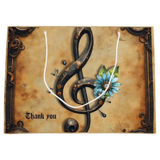 Mechanical clef große geschenktüte (Vorderseite)