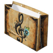 Mechanical clef große geschenktüte (Vorderseite Schrägansicht)