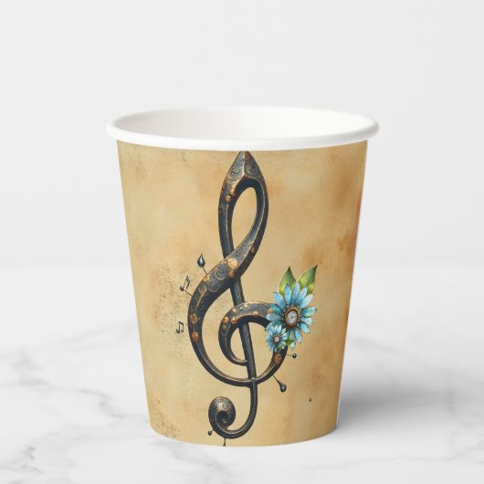 Mechanical  clef  pappbecher (Rückseite)