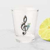 Mechanical  clef  schnapsglas (Vorderseite)
