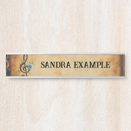 Mechanical clef türschild (Vorderseite )