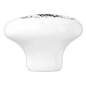 Mechanical Crescent with Red Roses Keramikknauf (Seitenansicht)