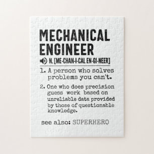 Mechanical Engineer Dictionary Definition Puzzle