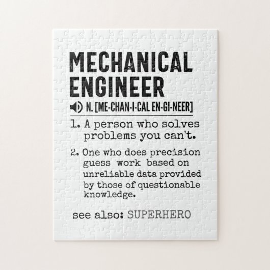 Mechanical Engineer Dictionary Definition Puzzle (Vertikal)