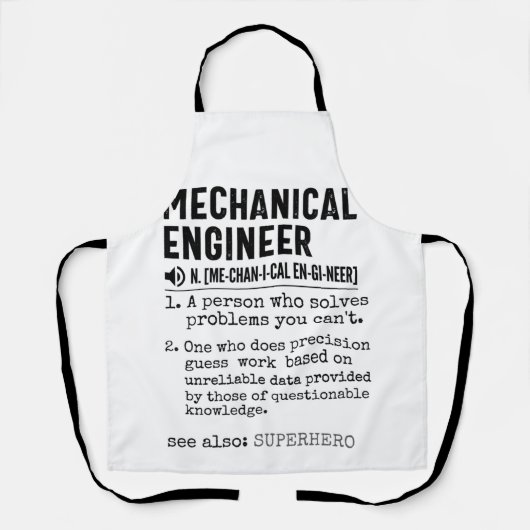 Mechanical Engineer Dictionary Definition Schürze (Vorderseite)