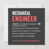 Mechanical ENGINEER Einladung (Vorderseite)