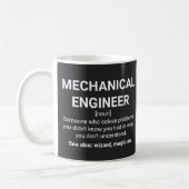 Mechanical Engineer Funny Definition Kaffeetasse (Links)