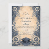 Mechanical Engineer Graduation Einladung (Vorderseite)