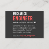 Mechanical ENGINEER Visitenkarte (Vorderseite)