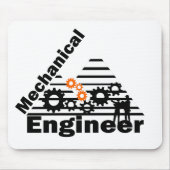 Mechanical Engineering Funny Engineer Mousepad (Vorne)