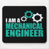 Mechanical Engineering Funny Engineer Mousepad (Vorne)