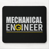 Mechanical Engineering Funny Engineer Mousepad (Vorne)