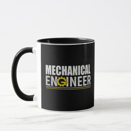 Mechanical Engineering Funny Engineer Tasse (Links)