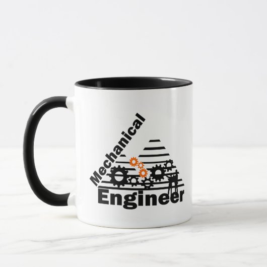Mechanical Engineering Funny Engineer Tasse (Links)