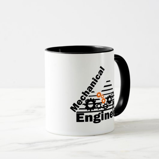 Mechanical Engineering Funny Engineer Tasse (VorderseiteRechts)