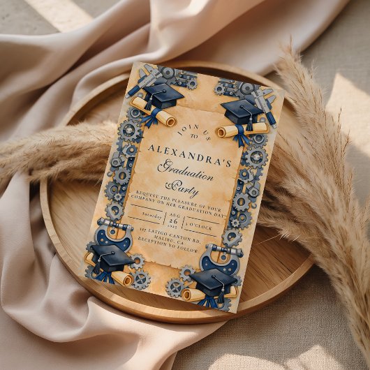 Mechanical Engineering Graduation Einladung