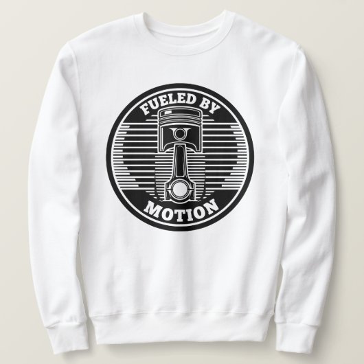 Mechanical Kinetic Piston Circular Mark Sweatshirt (Design vorne)