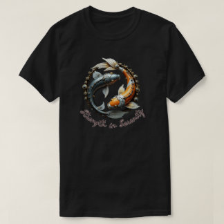 Mechanical Koi Yin-Yang T-Shirt