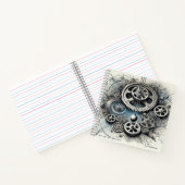 Mechanical Physics Gears, Motion & Diagrams Notizblock (Innenseite)