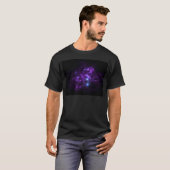 mechanical pink blue Fraktal T-Shirt (Vorne ganz)