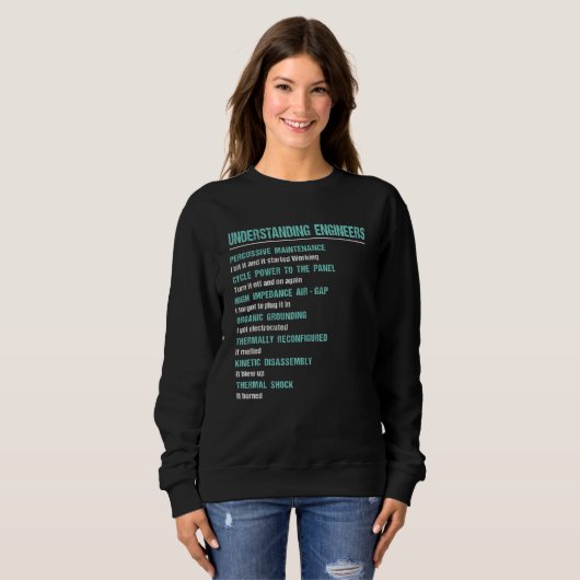 Mechanical Sarcastic Engineering  Understanding En Sweatshirt (Vorne ganz)