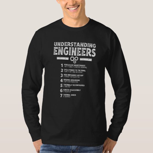 Mechanical Sarcastic Engineering  Understanding En T-Shirt (Vorderseite)