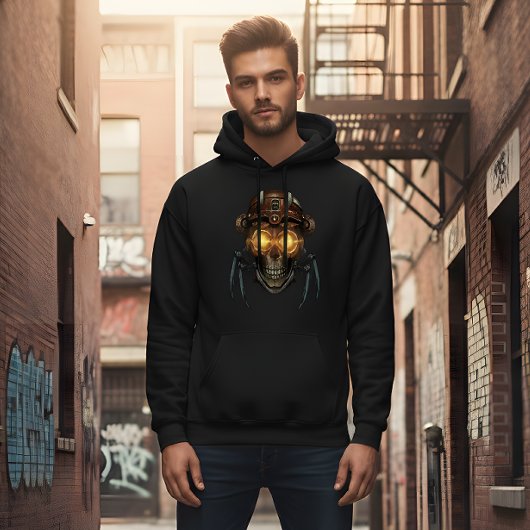 Mechanical Skull: Steampunk Hoodie