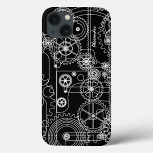 Mechanical Steam Punk Gears iPhone 13 Hülle