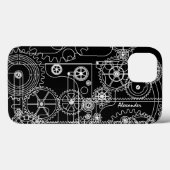 Mechanical Steam Punk Gears Case-Mate iPhone Hülle (Rückseite (Horizontal))