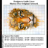 Mechanical Steampunk Tiger Face ER1R Decoupage Seidenpapier