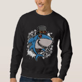 Mechanical Victorian Steampunk Shark Sweatshirt (Vorderseite)