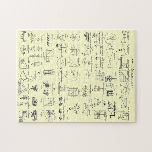 Mechanicks-Tabelle ~ "Ja, genau ~ Jetzt bekomme ic Puzzle (Horizontal)