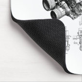 Mechanics Car Enthusiast Men Engine Eces Mousepad (Ecke)