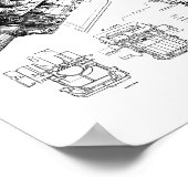 Mechanics Car Enthusiast Men Engine Eces Poster (Ecke)