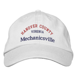 Mechanicsville Hannover Landkreis bestickt Basebal Bestickte Baseballkappe