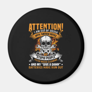 Mechanik Achtung, die ich nicht habe Magnet