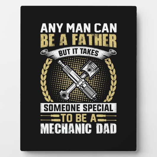 Mechanik als mechanischer Vater Fotoplatte (Vorderseite)