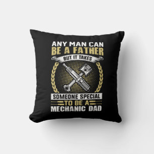 Mechanik als mechanischer Vater Kissen
