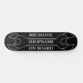 Mechanik an Bord Skateboard (Horizontal)