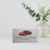 Mechanik | Auto Car Logo Visitenkarte (Stehend Vorderseite)