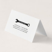 Mechanik | Auto Classic | Garage Shop Visitenkarten (Rückseite)