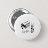 Mechanik-Autoliebhaber Männer Motor Eces Button (Vorne & Hinten)