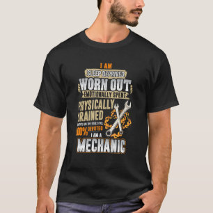 Mechanik, die ich schlafe, abgenutzt T-Shirt