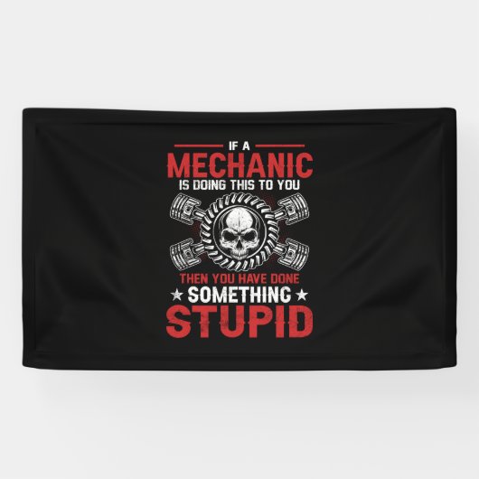 Mechanik | Ein Mechaniker tut es. Banner (Horizontal)