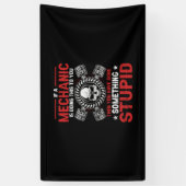 Mechanik | Ein Mechaniker tut es. Banner (Vertikal)